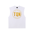 Raw Edge Cotton Tank Top