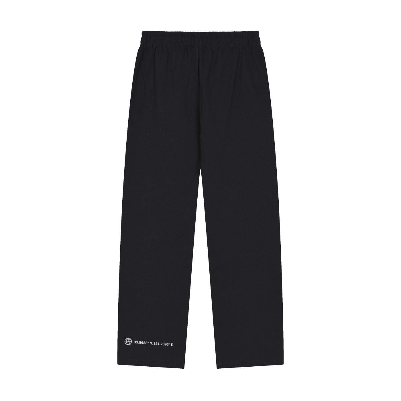 Solid Color Straight-Leg Sweatpants