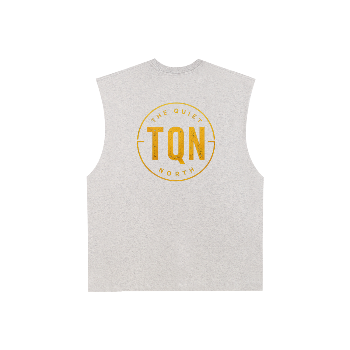 Raw Edge Cotton Tank Top