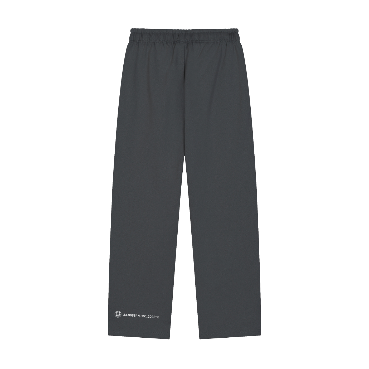 Solid Color Straight-Leg Sweatpants