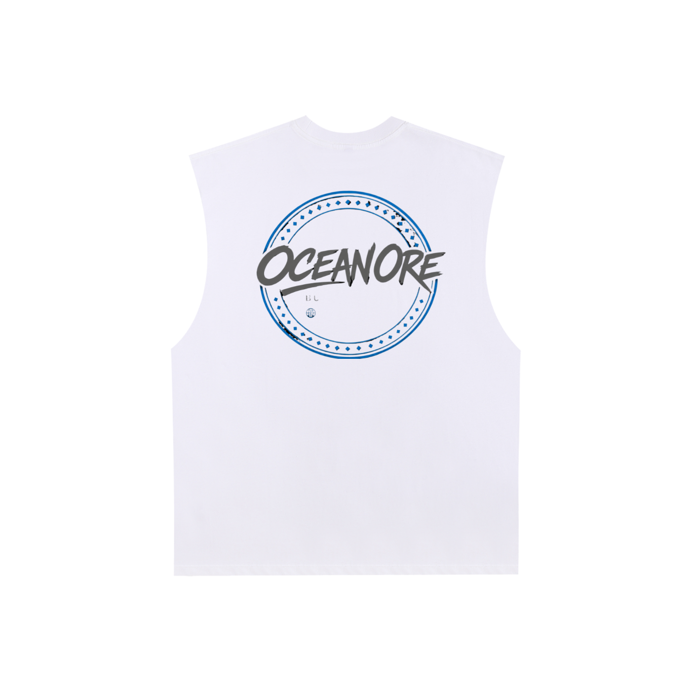 Raw Edge Cotton Tank Top