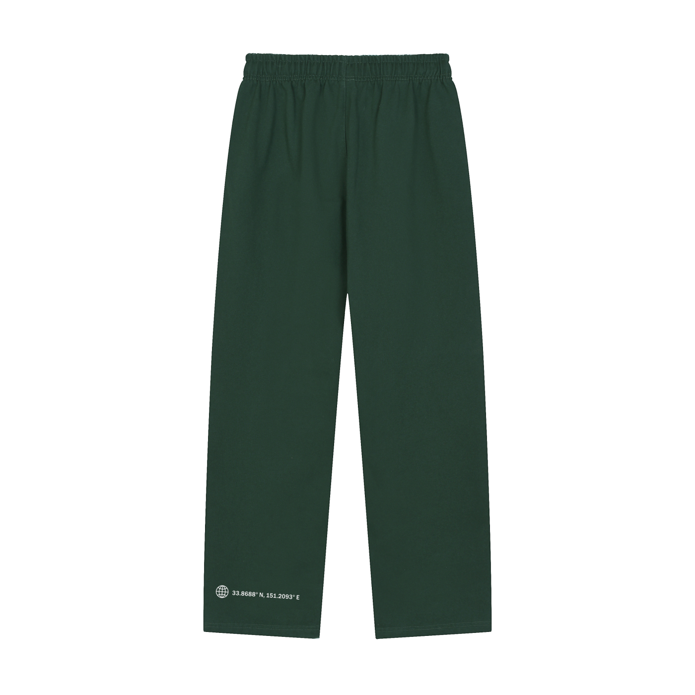 Solid Color Straight-Leg Sweatpants